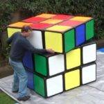20381 Функционирующий кубик Рубика весом 100 кг