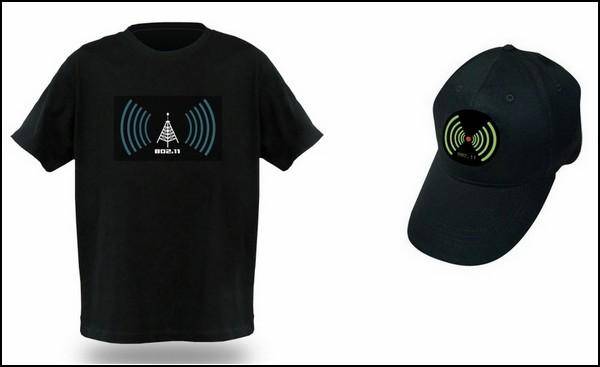 20433 Светодиодная футболка с Wi-Fi