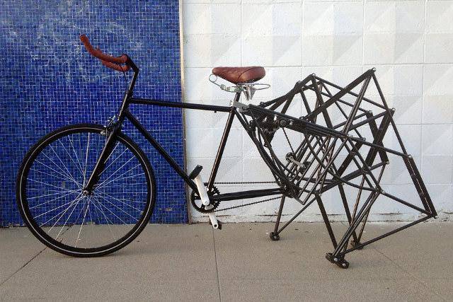 Велосипед с паучьими лапками