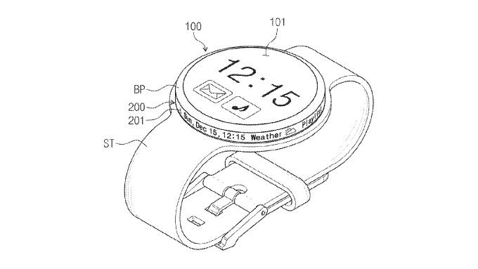38427 Samsung готовит новые часы с поворотной гранью