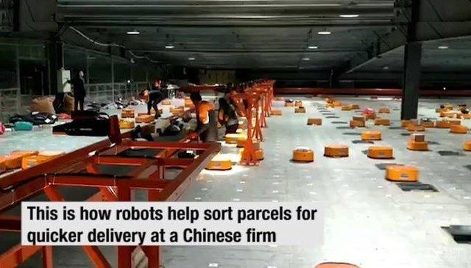 38895 Китайские роботы-сортировщики (видео)