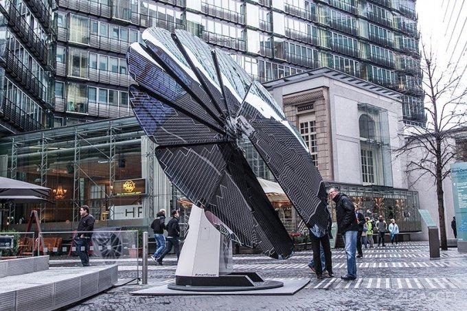 38946 Smartflower — солнечные панели для городов и домохозяйств (5 фото + 2 видео)