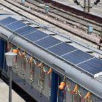 40699 В Индии запущен первый поезд с солнечными панелями (7 фото)