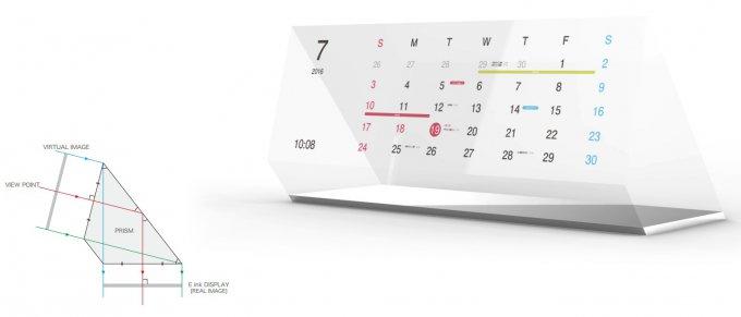 Смарт-календарь показывает события из Google Calendar (6 фото + видео)