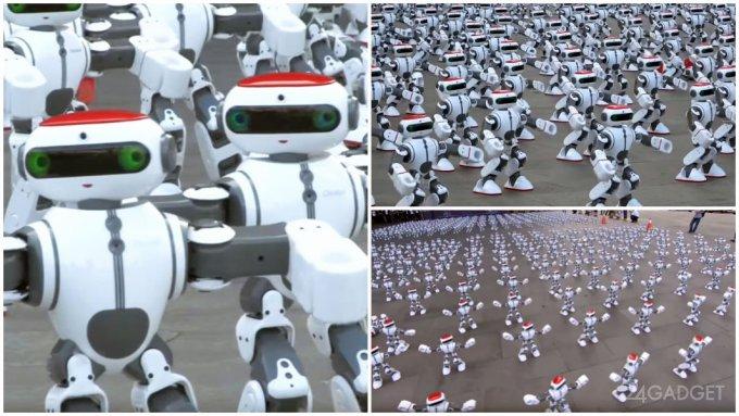 Танцующие роботы установили новый мировой рекорд (видео)