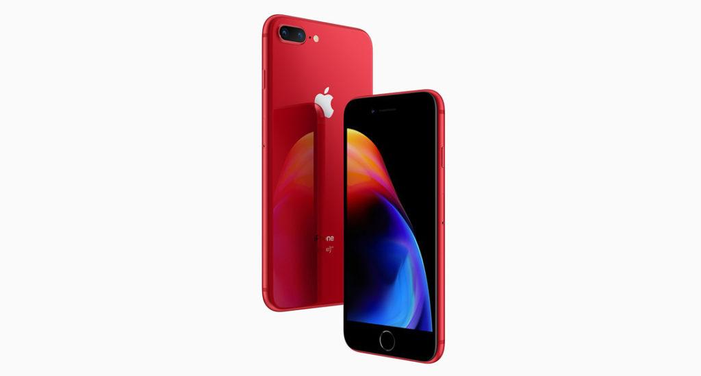 Apple представила красные iPhone 8