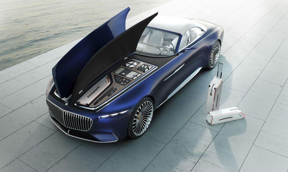 Mercedes показал 6-метровый электромобиль Vision Mercedes-Maybach 6 Cabriolet