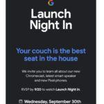 61566 Google объявляет о мероприятии 30 сентября чтобы представить новые продукты