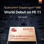 62143 Xiaomi Mi 11 на базе Snapdragon 888 выйдет в конце декабря 2020