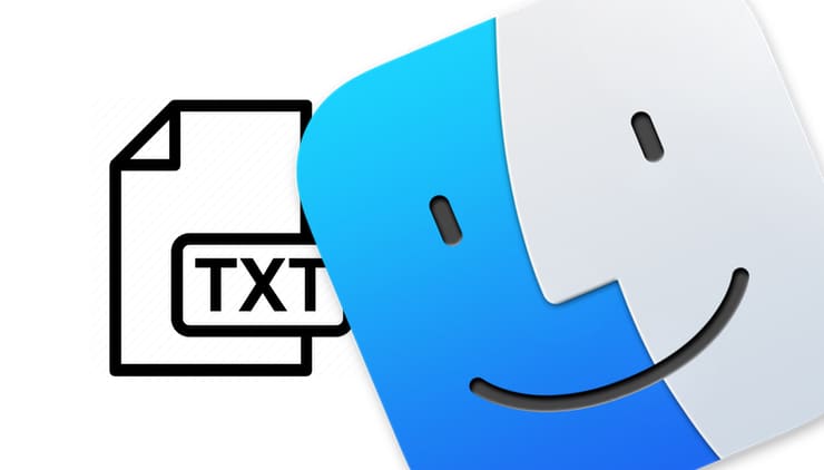 Как на Mac создать пустой текстовый файл в нужном месте