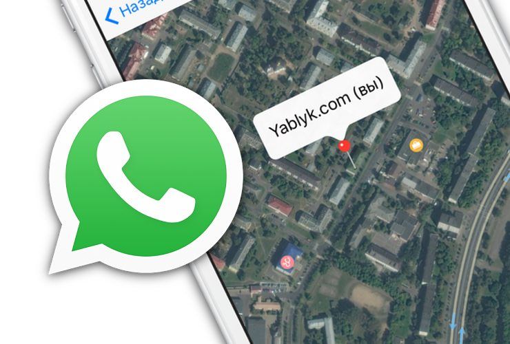 67896 Как поделиться геопозицией (местоположением) в WhatsApp на iPhone в реальном времени